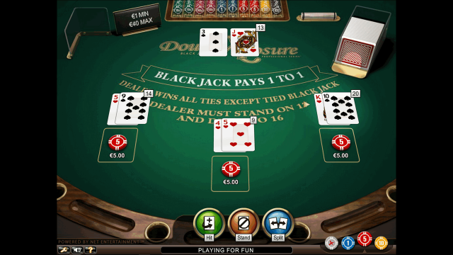 Характеристики слота Double Xposure Blackjack Pro Series 6