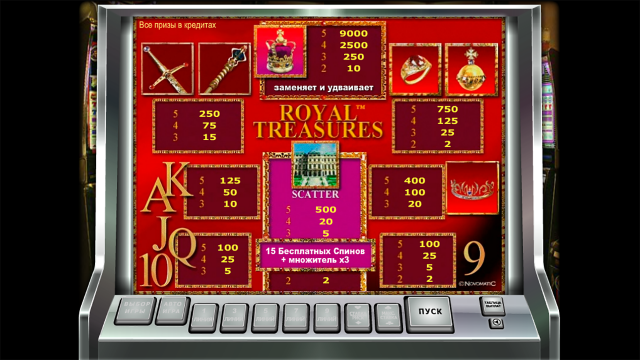 Бонусная игра Royal Treasures 1