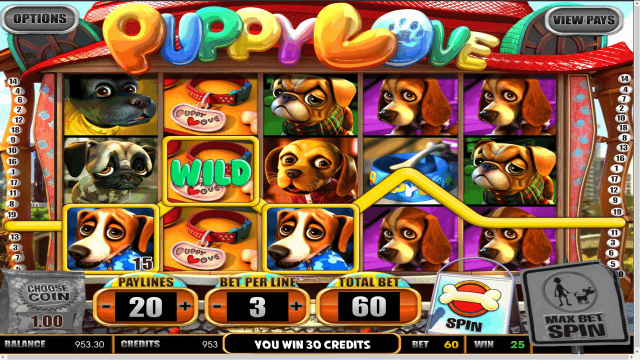 Игровой интерфейс Puppy Love 8