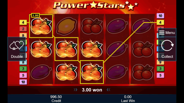 Бонусная игра Power Stars 3